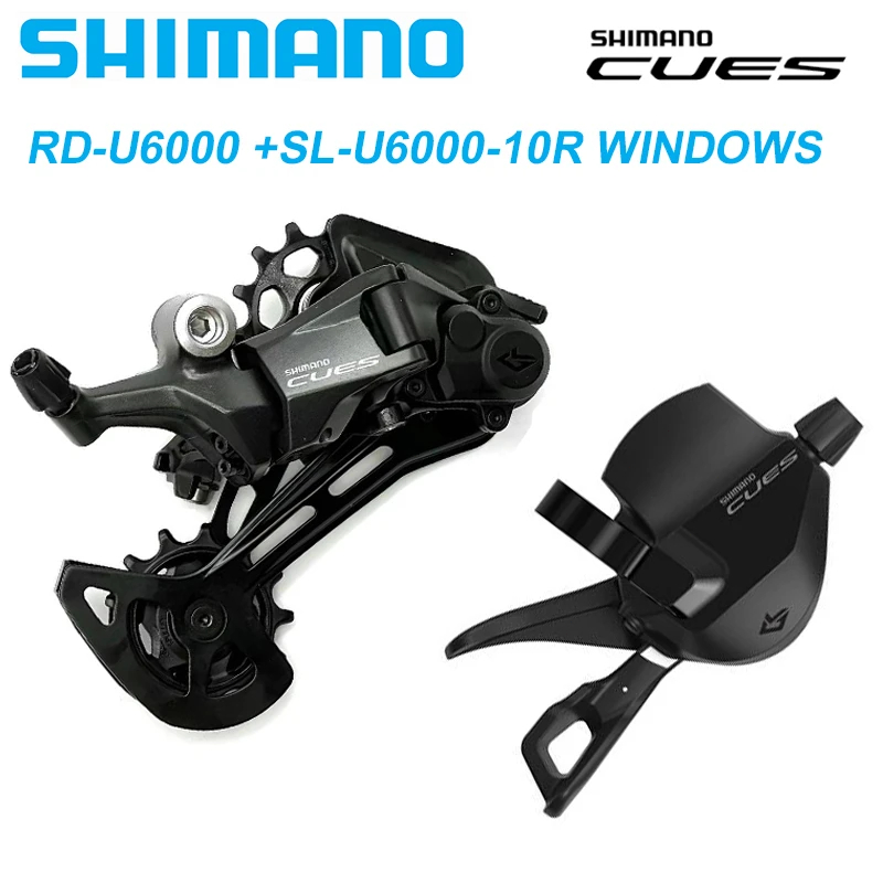 SHIMANO CUES U6000 10/11 Speed Groupset MTB Bike SL-U6000-R Shifter RD ...