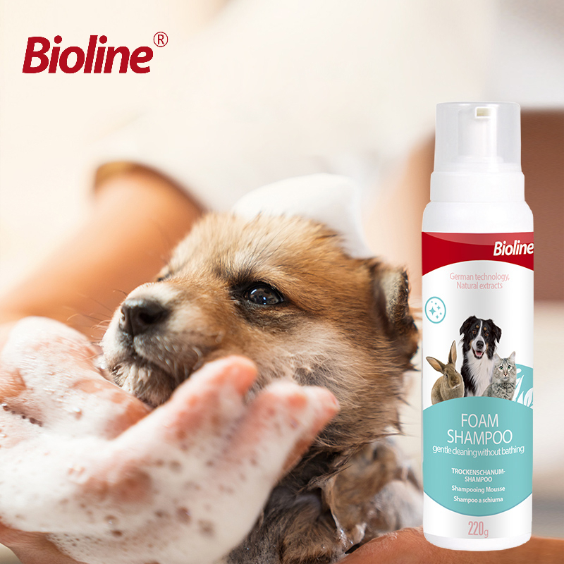 Bioline Dry Foam Shampoo for pets 220g