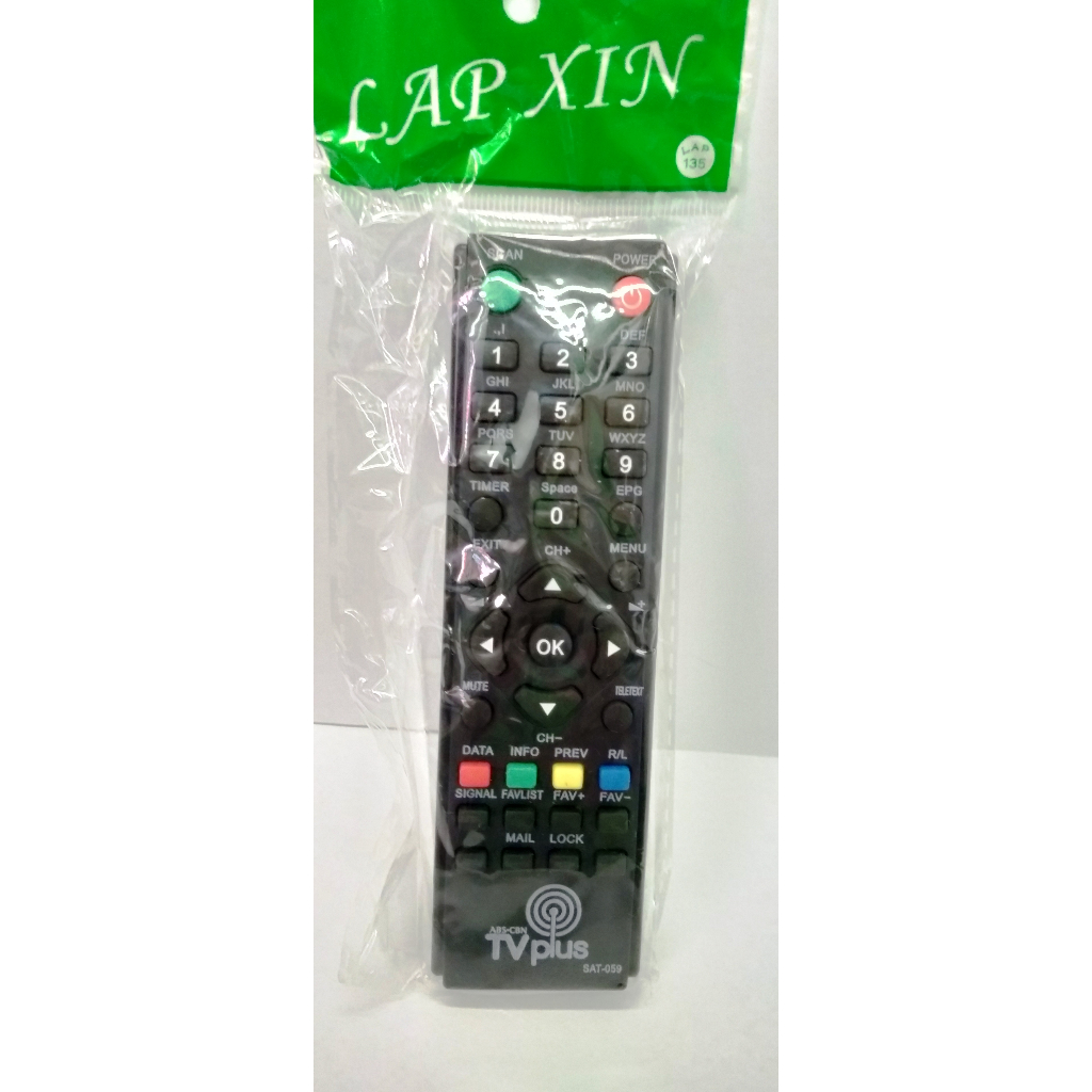 TV Plus Remote Control (Black) | Shopee Philippines