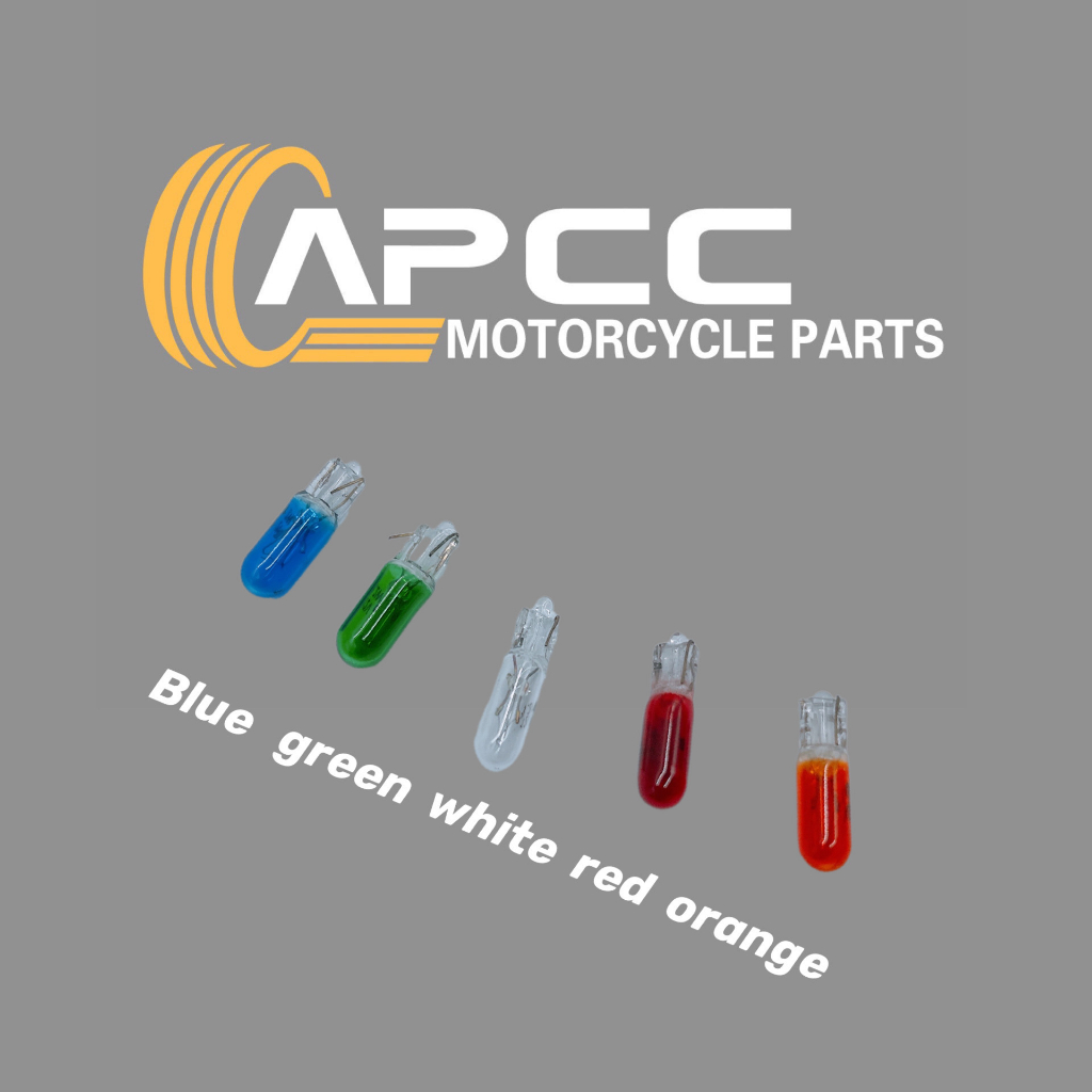 MOTORCYCLE PEANUT BULB T5 12V 1.2W UNIVERSAL | Shopee Philippines