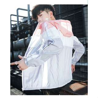 Summer Ultra-Light Sun Protection Clothing UPF40 Hooded Jacket For Men ...