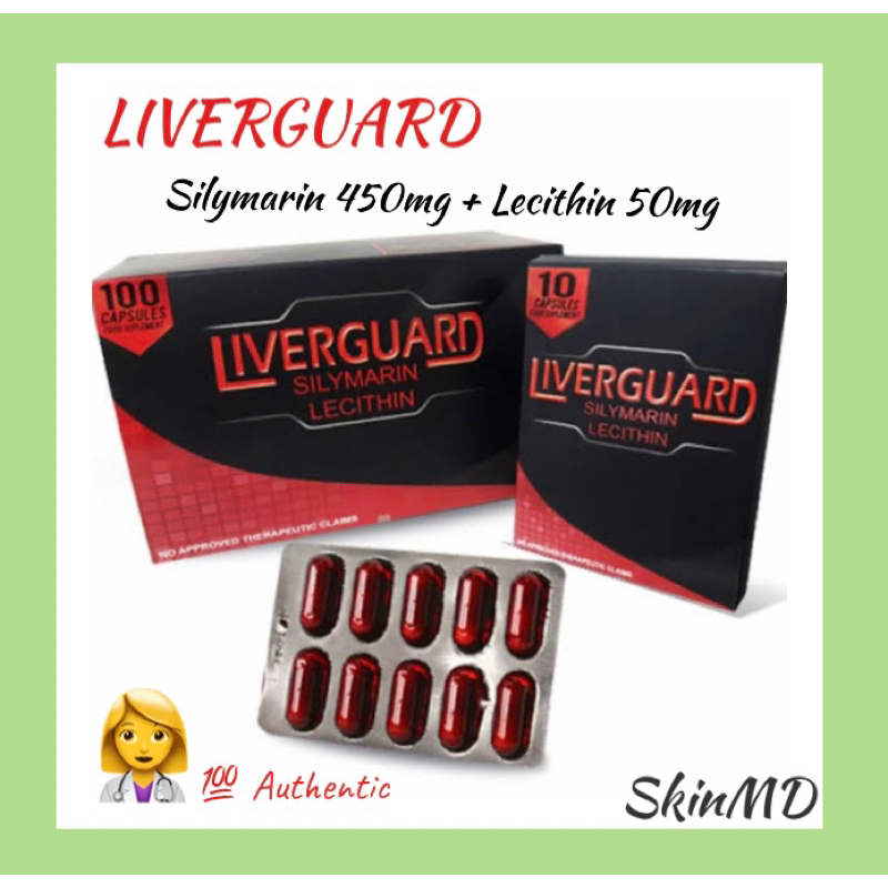 Liverguard Silymarin + Lecithin (100 capsules) Shopee Philippines
