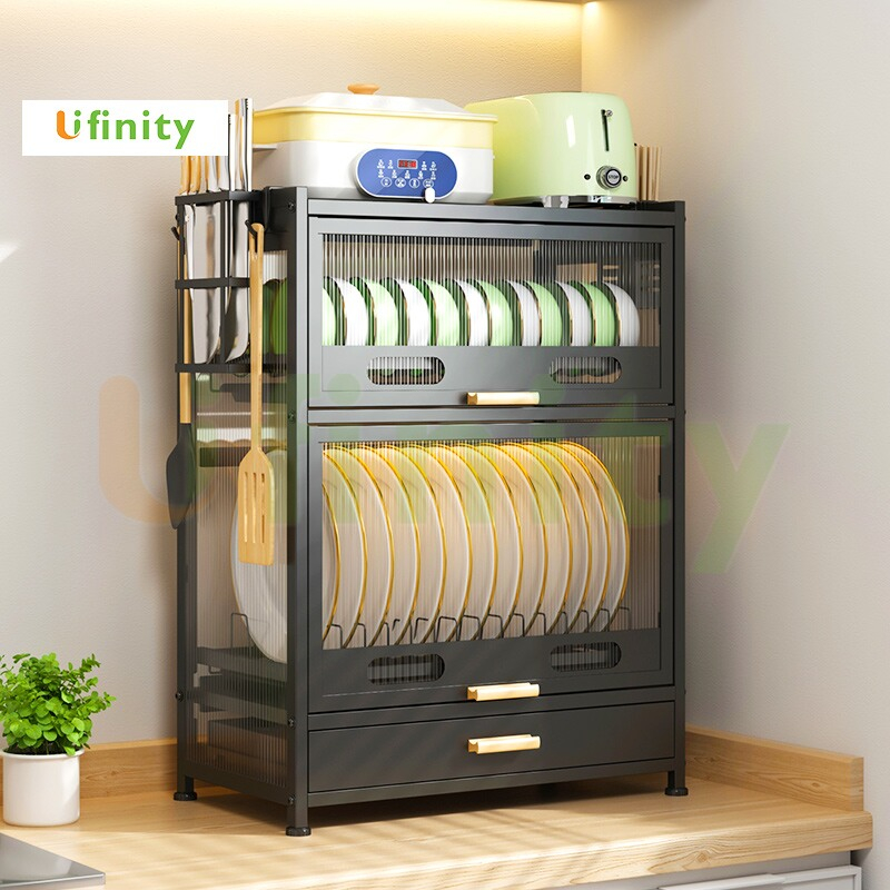Lifinity Dish Rack Drainer Drying Rack Kitchen Countertop Plate