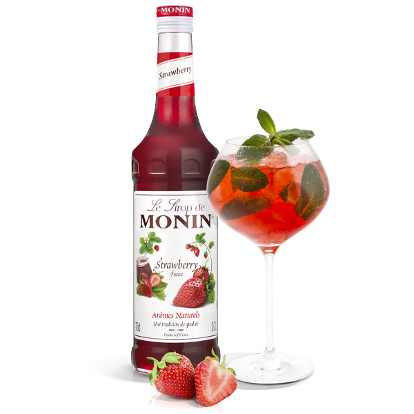 Monin Strawberry Syrup 700mL | Shopee Philippines