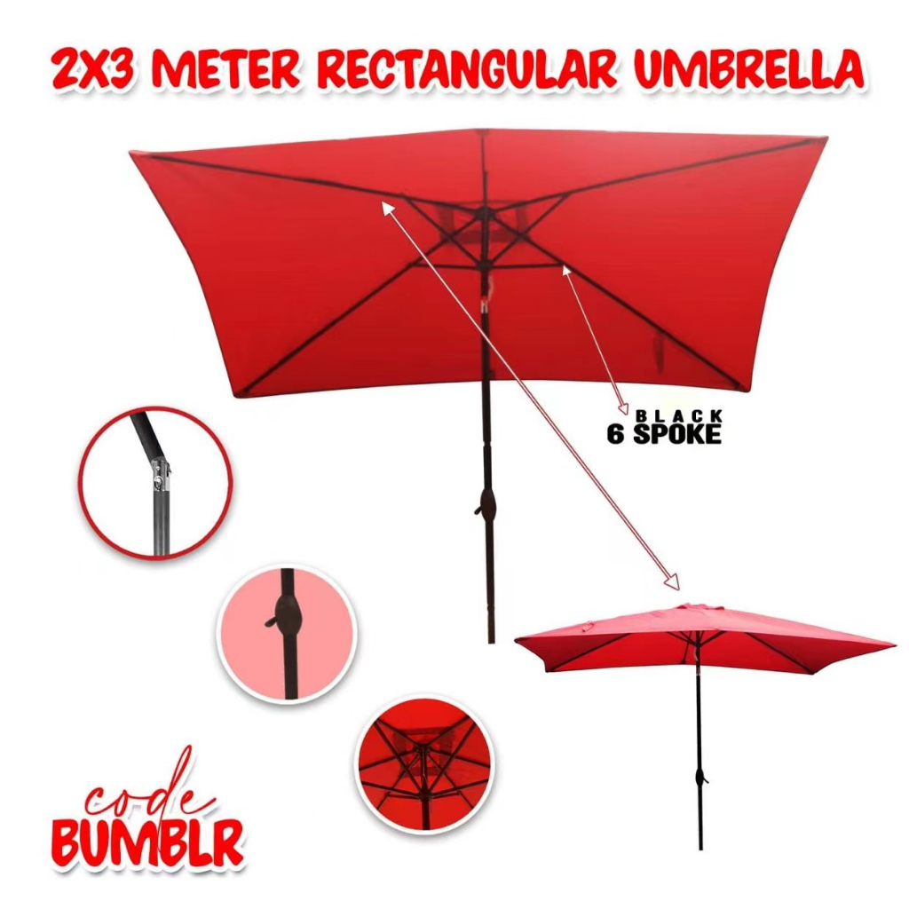 Umbrella Big size Outdoor For business Waterproof Sunshade Store