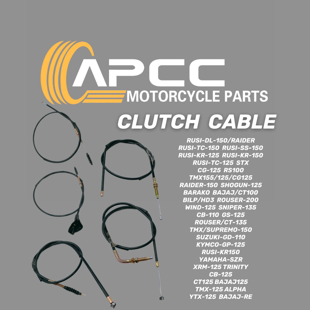 Motorcycle Parts Clutch Cable For RUSITC125/BAJAJ/CT100/TMX/SUPREMO150
