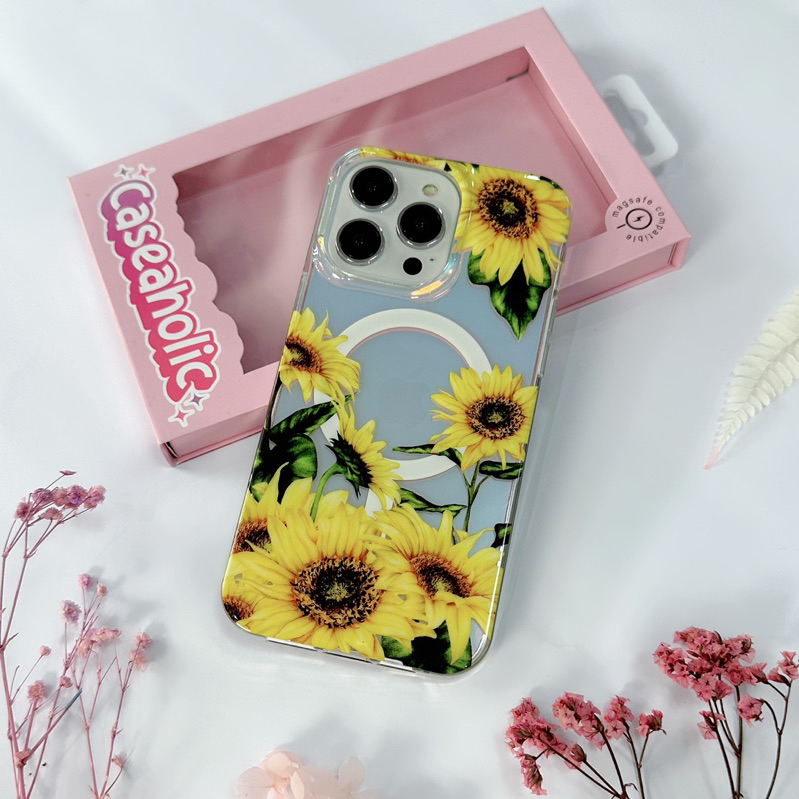 Caseaholic High Quality iPhone case Sunflower Iridescent Shopee