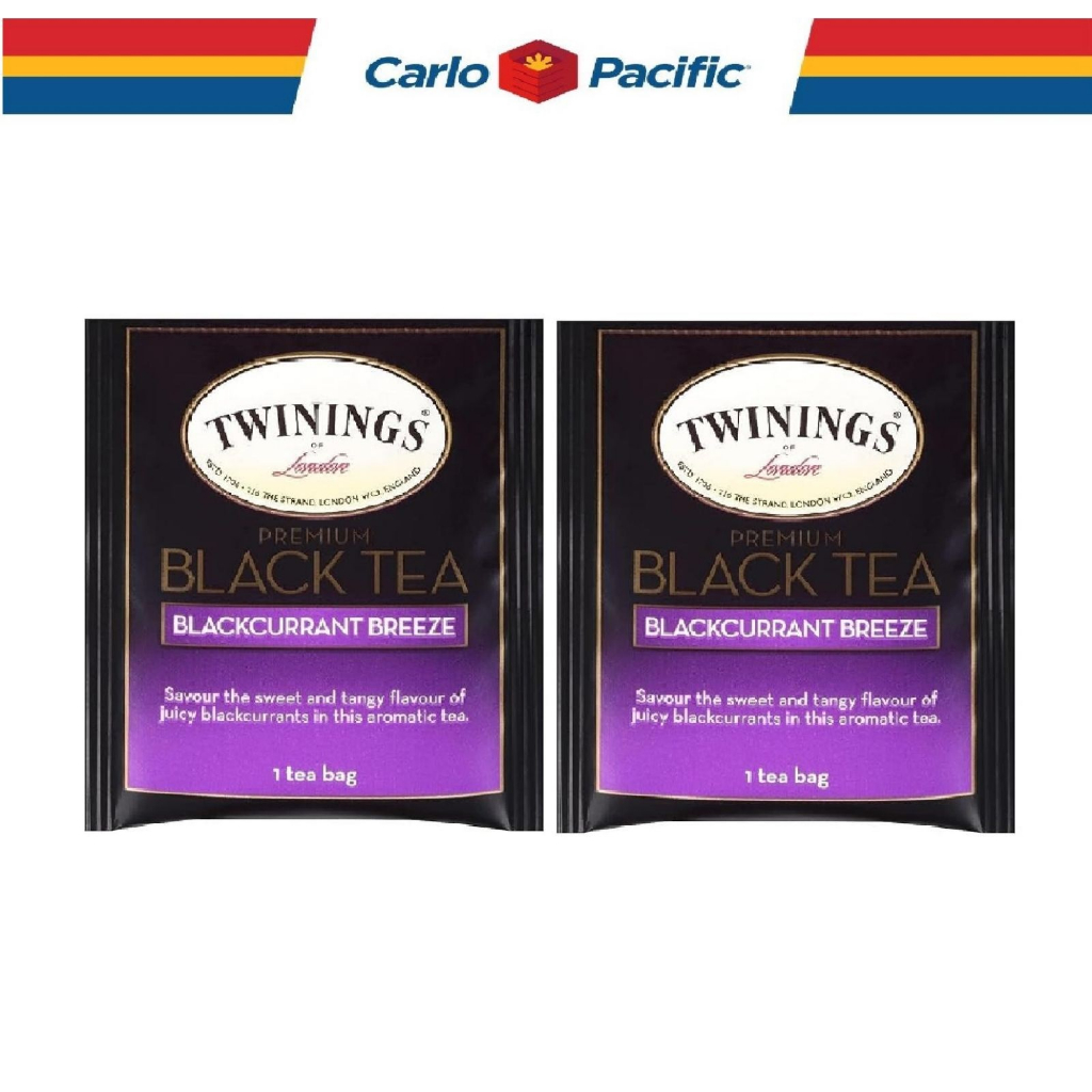 Twinings Premium Black Tea Blackcurrant Breeze 2 Tea Bags Shopee