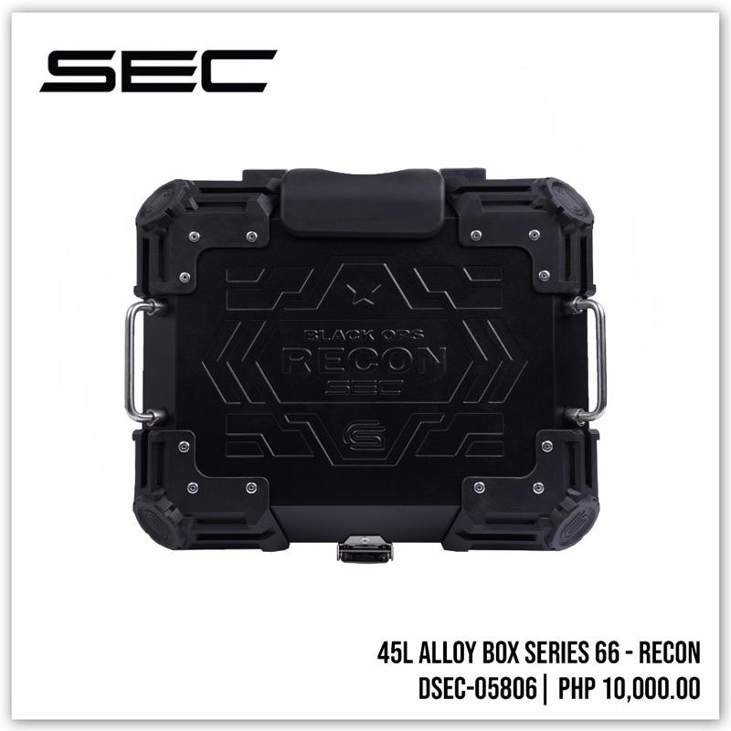SEC 45L Alloy Box - Recon (Black) | Shopee Philippines
