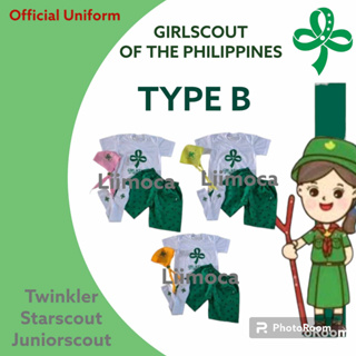 TRUE LIANCO'S GIRLSCOUT OF THE PHILIPPINES UNIFORM/ TYPE A&B/SET