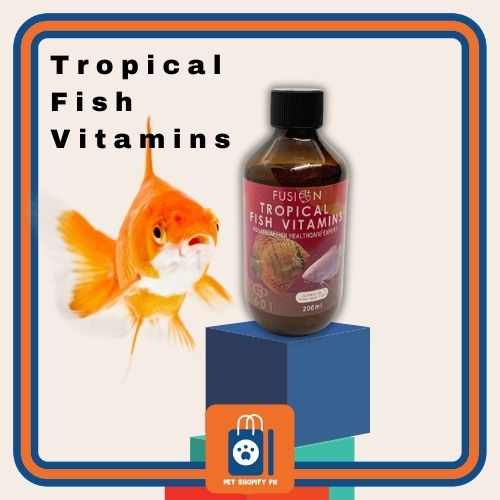 Aquarium fusion Tropical Fish Vitamins and Amino Nutrients Color