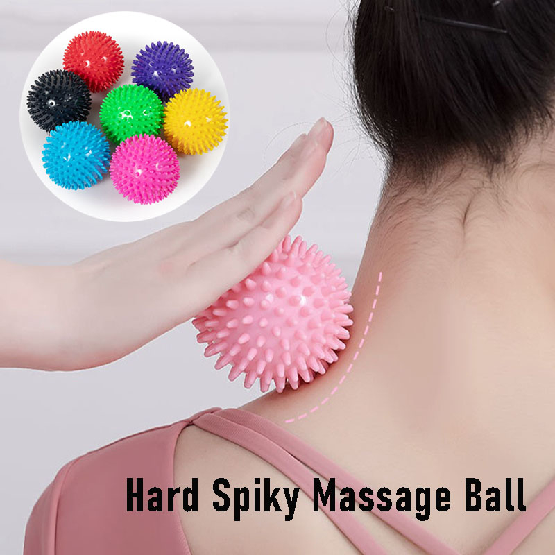 9CM Spiky Massage Ball Hot And Cold Massage Therapy Ball PVC Plantar ...