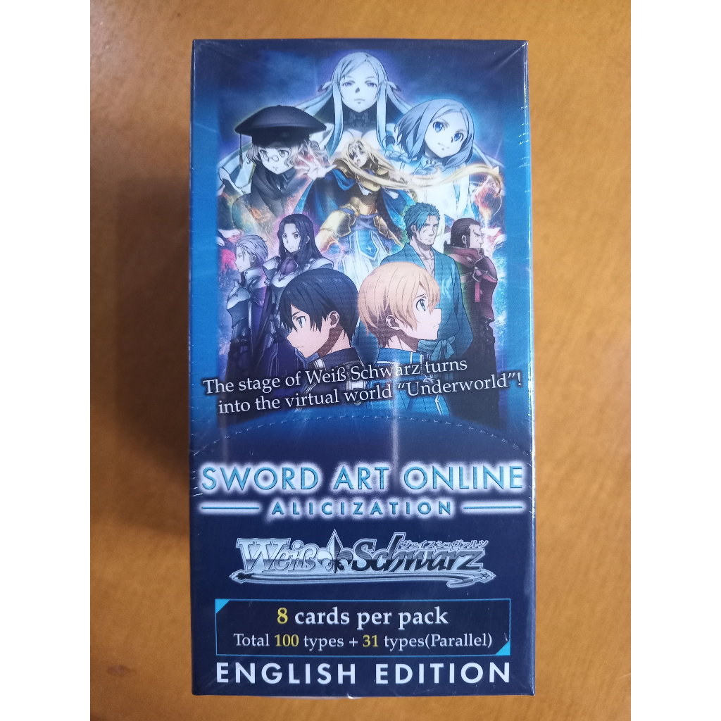 opening pokemon base set booster box Union Arena TCG: Sword Art Online Booster Box [UE07BT] main image 1