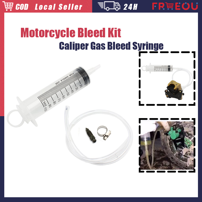 100mL Motorcycle Universal Brake Caliper Gas Bleed Syringe Motorcycle Bleed Kit Reverse Brake