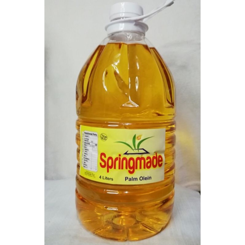 Springmade Palm cooking Oil 4liters healthy for cooking, FDA approved