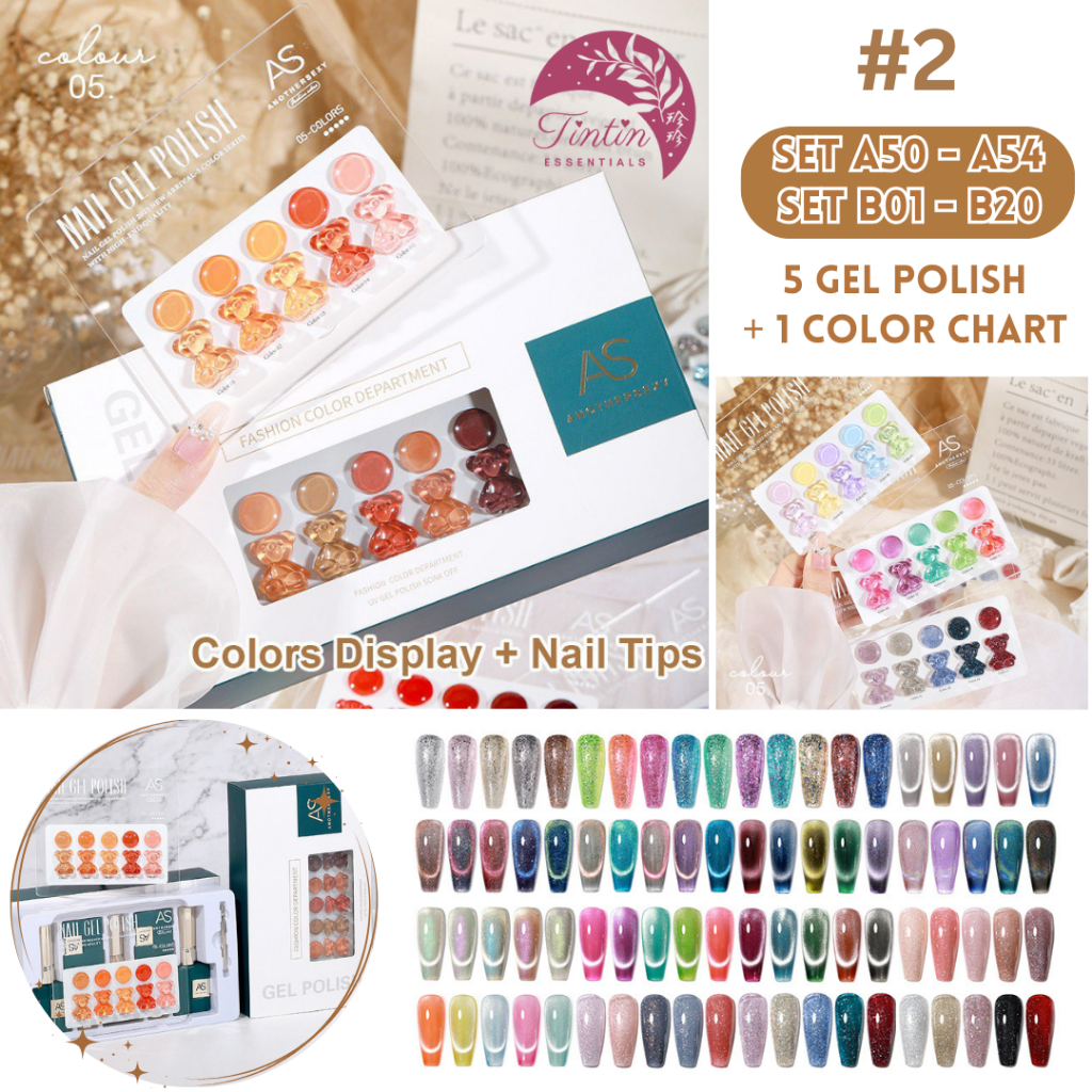 [COD] 5 Colors Set with CHART Another Sexy Gel Polish 15ml 2ND PART ...