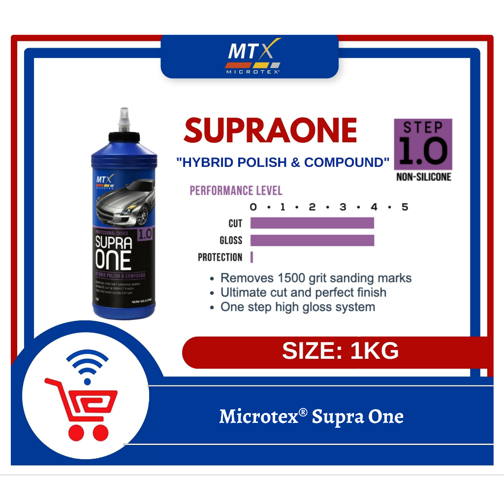 Microtex MTX Supra Series SupraONE Hybrid Polish & Compound 1000g ...