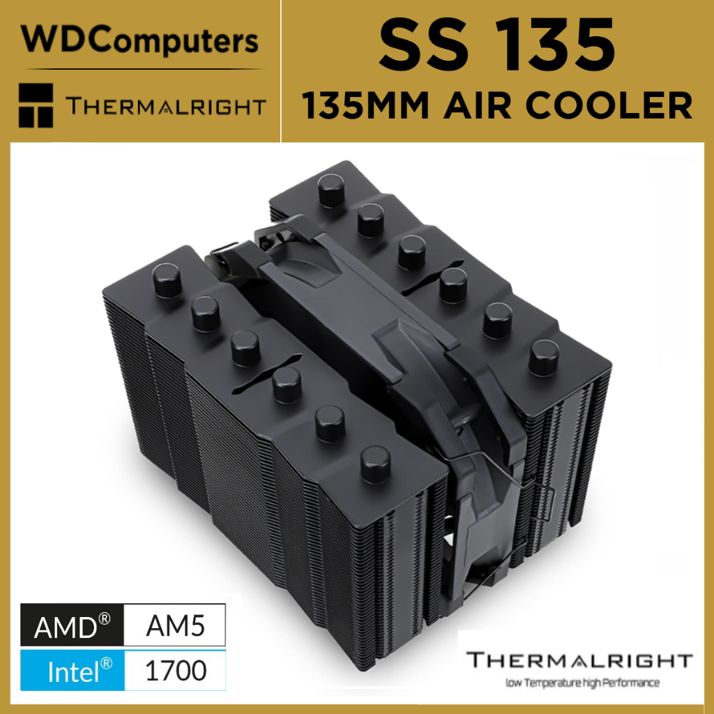 Thermalright Peerless Assassin 120 Mini CPU-Kühler - 120 Mm, Schwarz