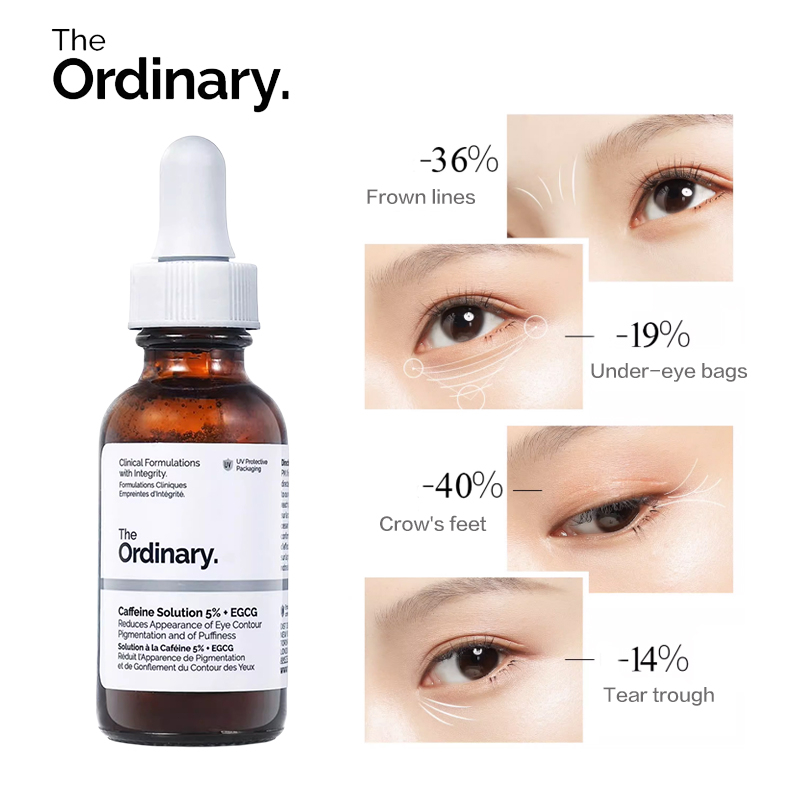 The Ordinary Caffeine Solution 5% + EGCG Eye Serum Dark Circle Eyebags ...