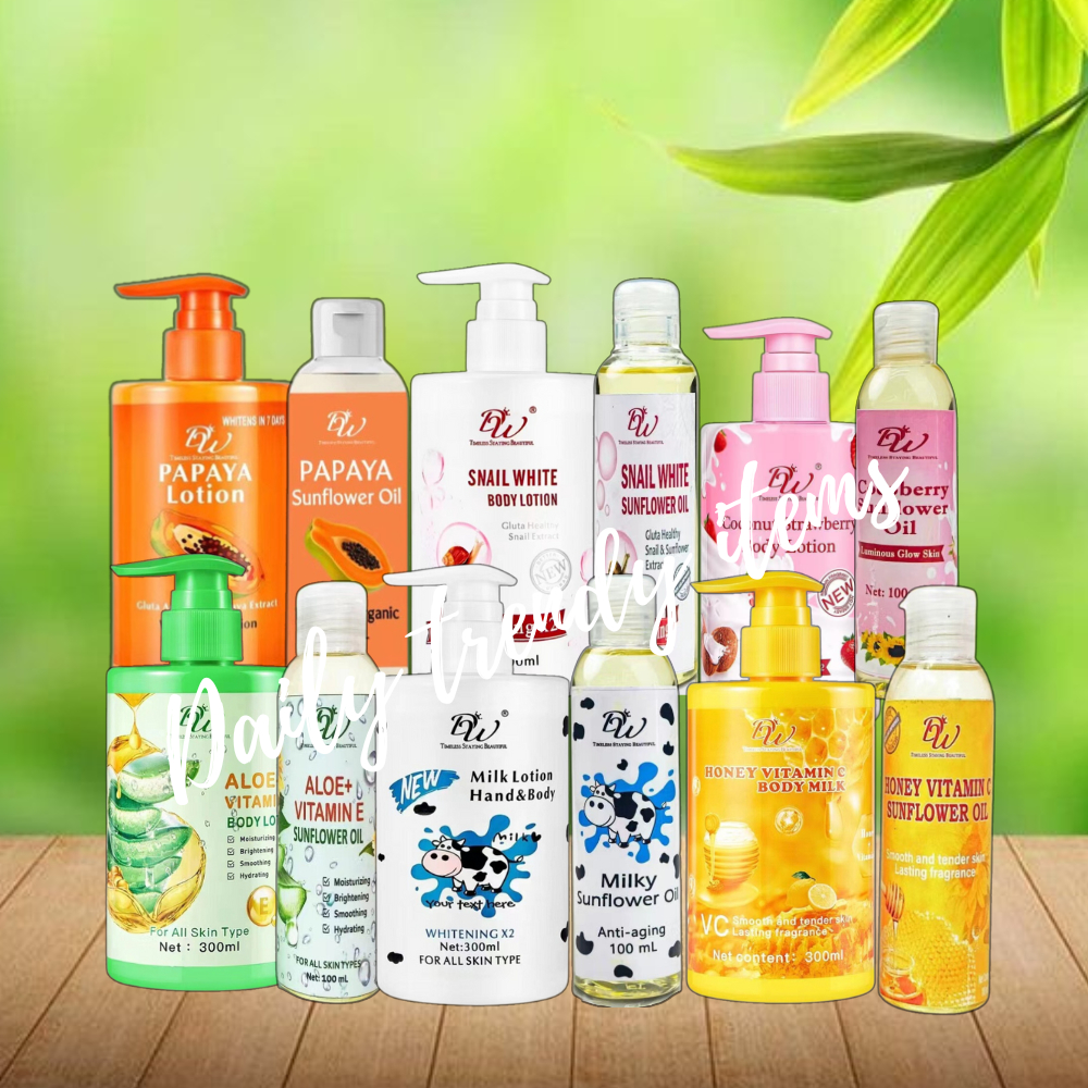 Buy 1 DW Whitening Lotion Get 1 Sunflower Oil Shopee Philippines