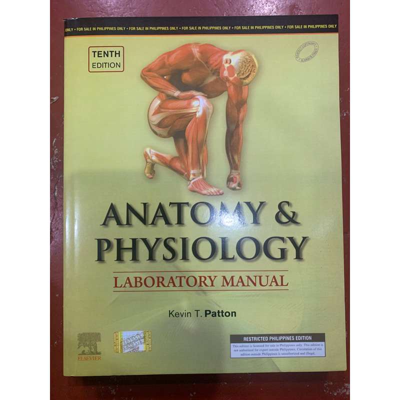 Anatomy And Physiology Lab Manual By Patton 10th Edition Shopee