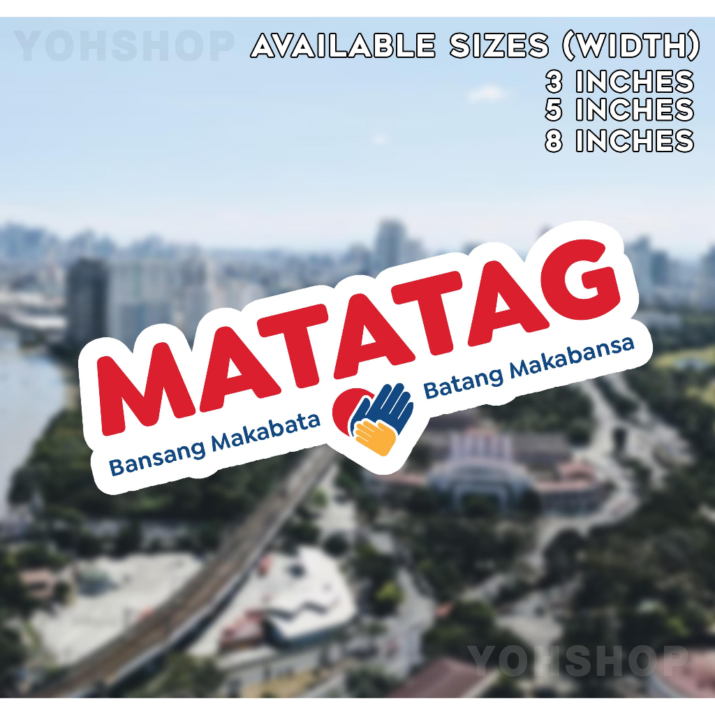 DepEd Matatag LOGO Sticker Waterproof Vinyl Decal | Shopee Philippines