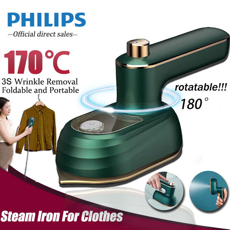 3 Years Warranty】Handheld Steam Iron For Clothes 170℃ (180