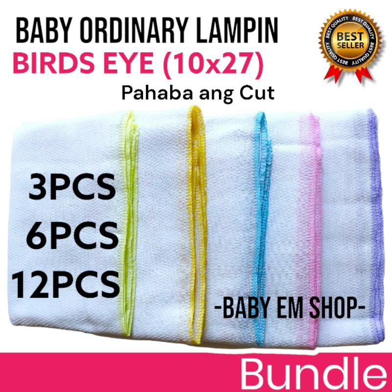 3PCS/6PCS/12PCS BABY ORDINARY ASSORTED COLOR LAMPIN BIRDS EYE (10X27 ...