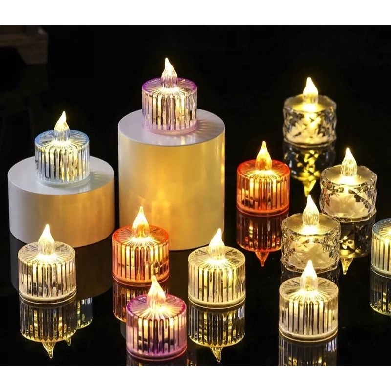 1 Pc led Flameless Battery Operated Candle | Shopee Philippines