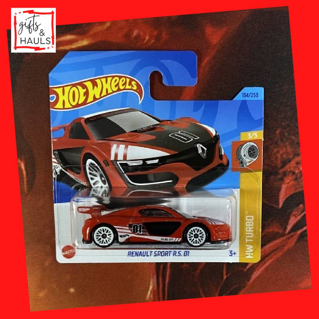 Hot Wheels Renault Sport R S 01 Red Hw Turbo 3 5 Diecast Toy