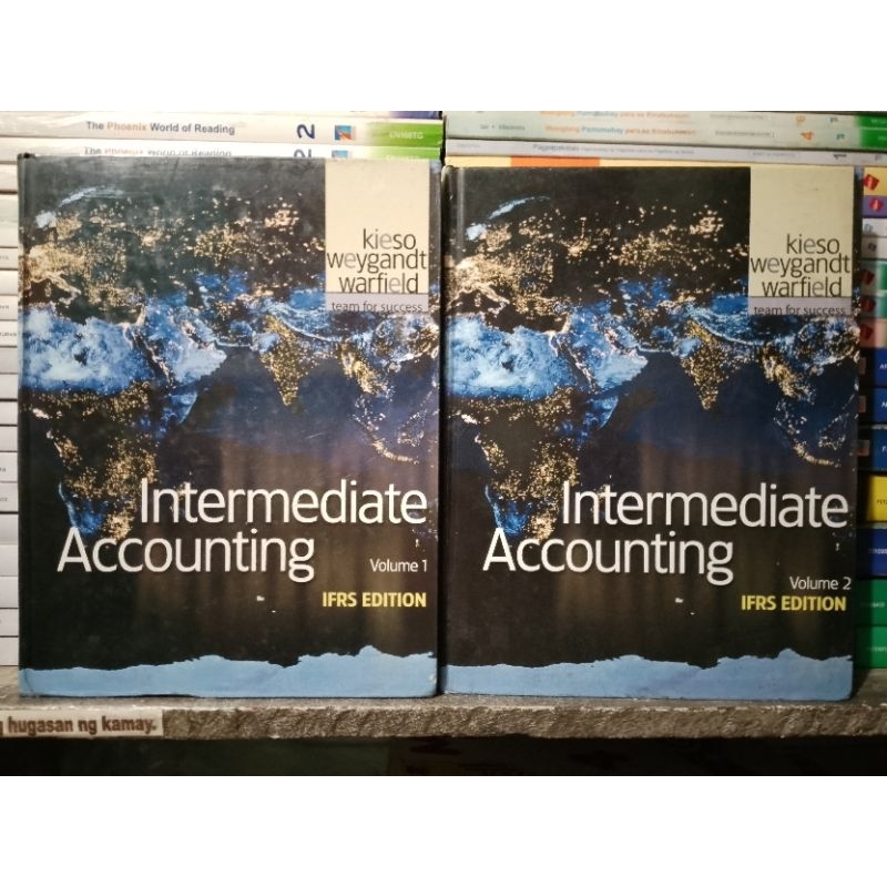 INTERMEDIATE ACCOUNTING VOL.1&2 IFRS EDITION KIESO WEYGANDT WARFIELD HARDCOVER (SLIGHTLY USE