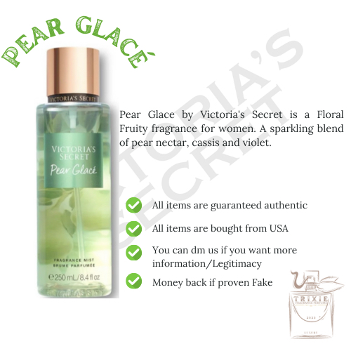 AUTHENTIC Victoria's Secret Pear Glace | Shopee Philippines