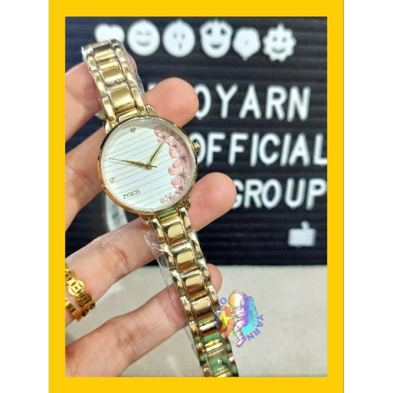 RELOYARNPH ZYROS WATCHES FOR LADIES FROM DUBAI Shopee Philippines