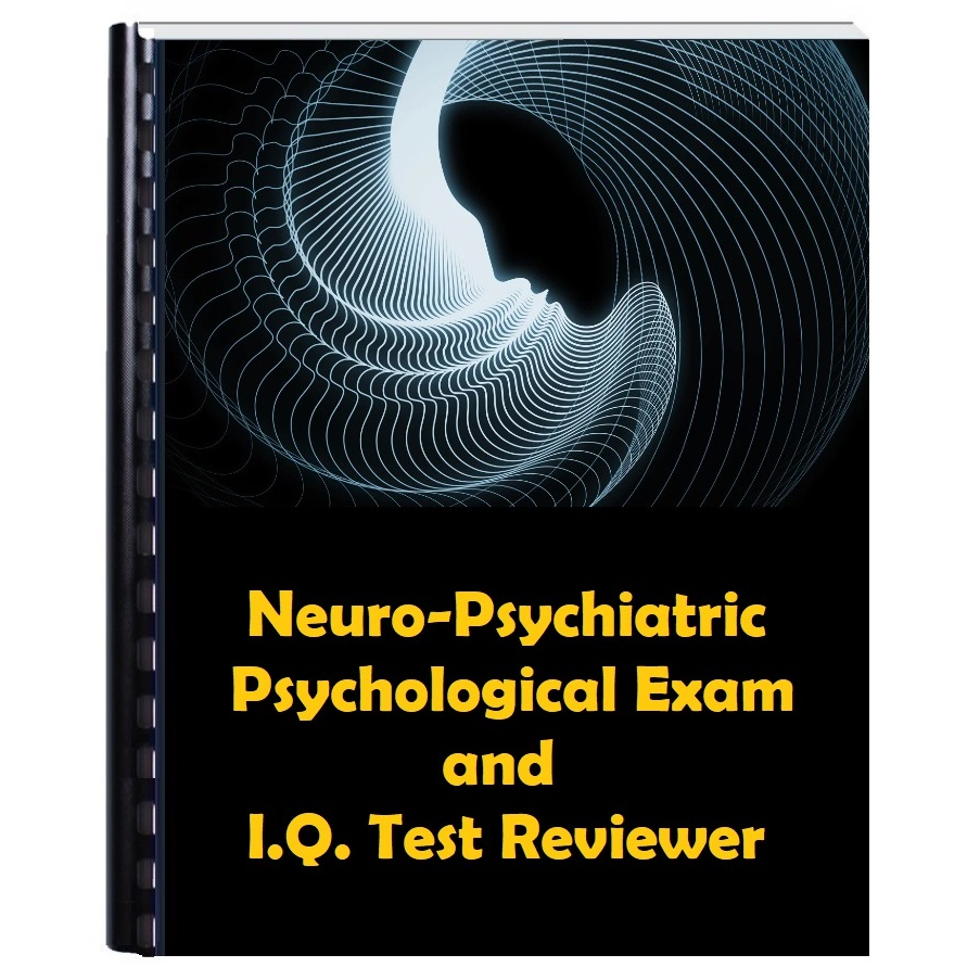 NeuroPsychiatric, Psychological Exam and IQ Test Reviewer Shopee
