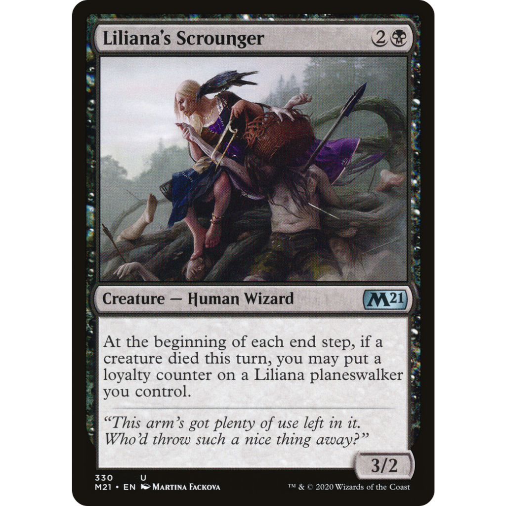 Liliana's Scrounger M21 MTG Highly Rated Proxy (Sticker is already put ...