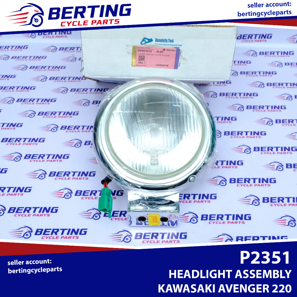 Bajaj avenger best sale 220 headlight assembly