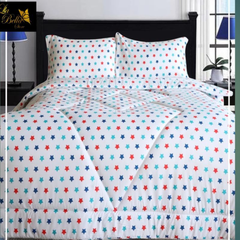 Lla bella Comforter Only - Star (Single/Double/ Queen / King ) | Shopee ...