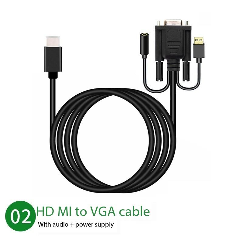 HDMI to VGA Direct Connection cable settop box connection monitor TV