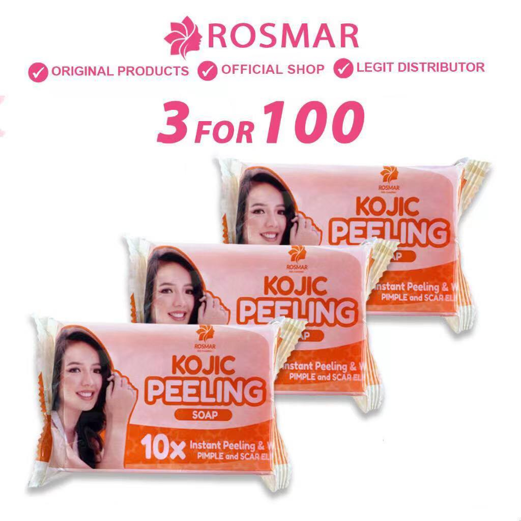 3pc Or 5pcs Original Rosmar Kojic Peeling Soap 150g | Shopee Philippines