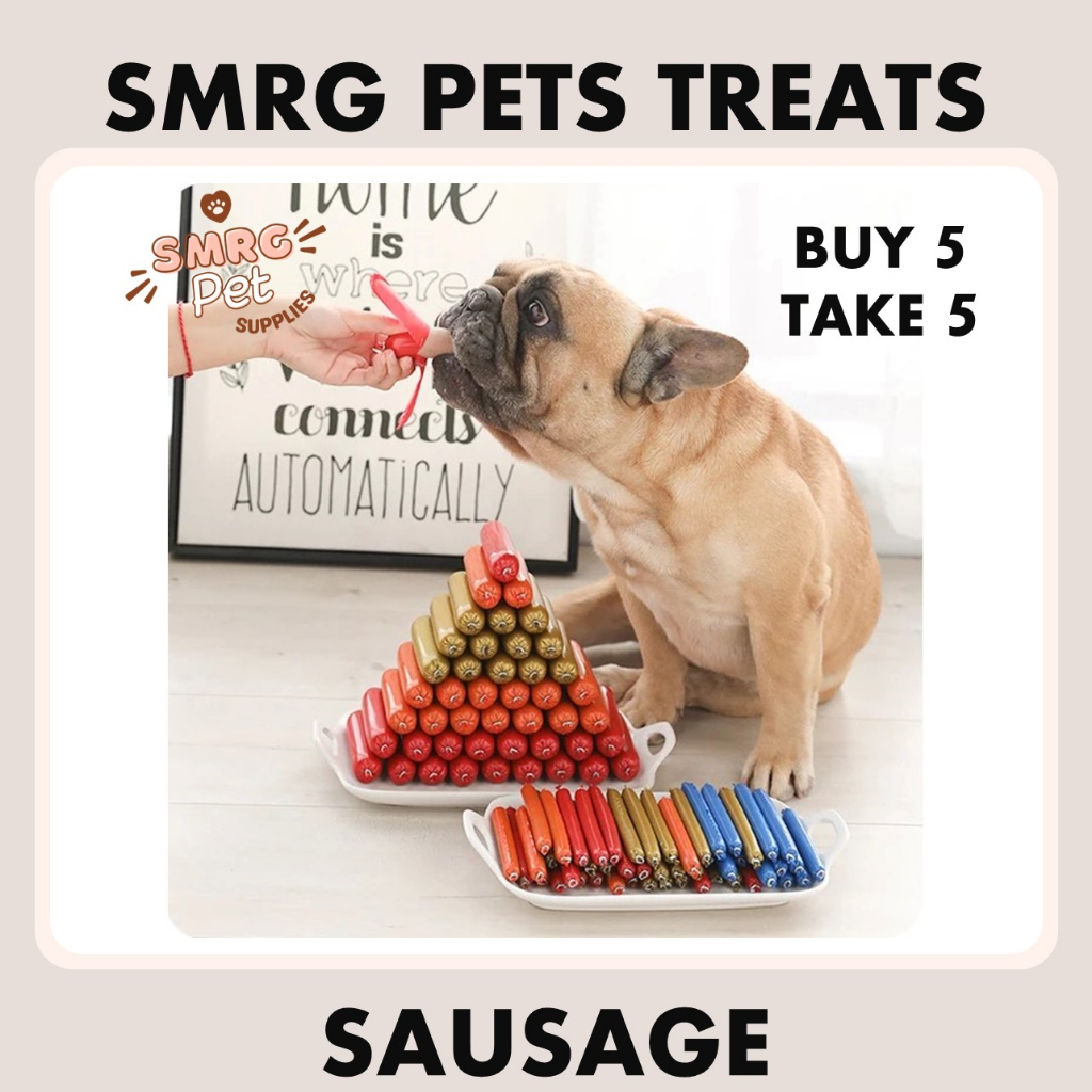 1 PACK WHOLESALE SMRG Pets Hotdog Sausage Treats Dog Training Snacks ...