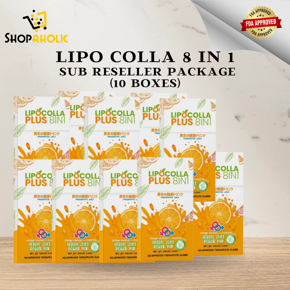 Lipo Colla Plus set reseller package Progenative Juice Herbal Juice ...