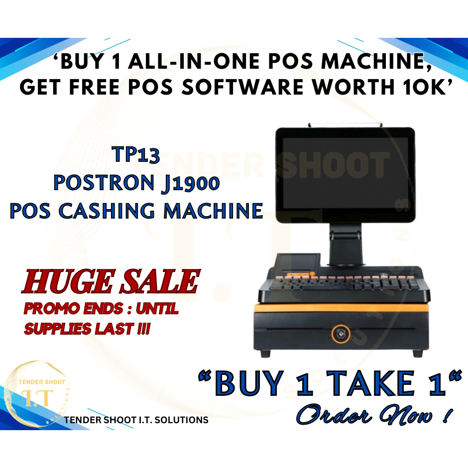 POSTRON AIO J1900 TP13 TP13 4GB 64GB POS Cashing Machine Cash Register