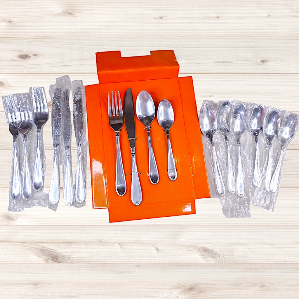 BUNDLE SET Imported ANCHOR Dinnerware Stainless Steel Flatware 16pcs