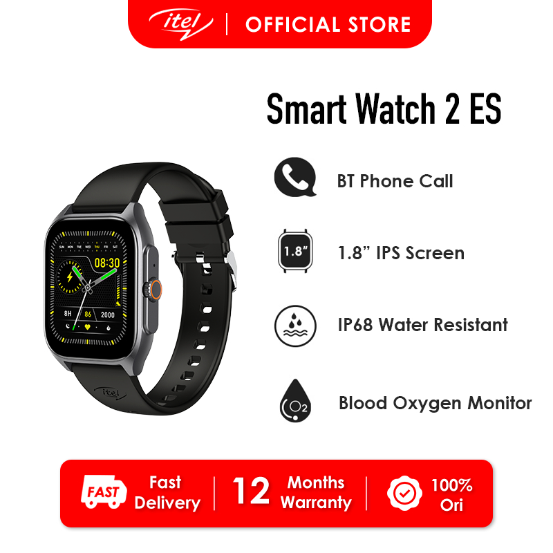 Itel Smartwatch 2ES (ISW-12) IP68 Water Resistant BT 5.3 | Shopee ...