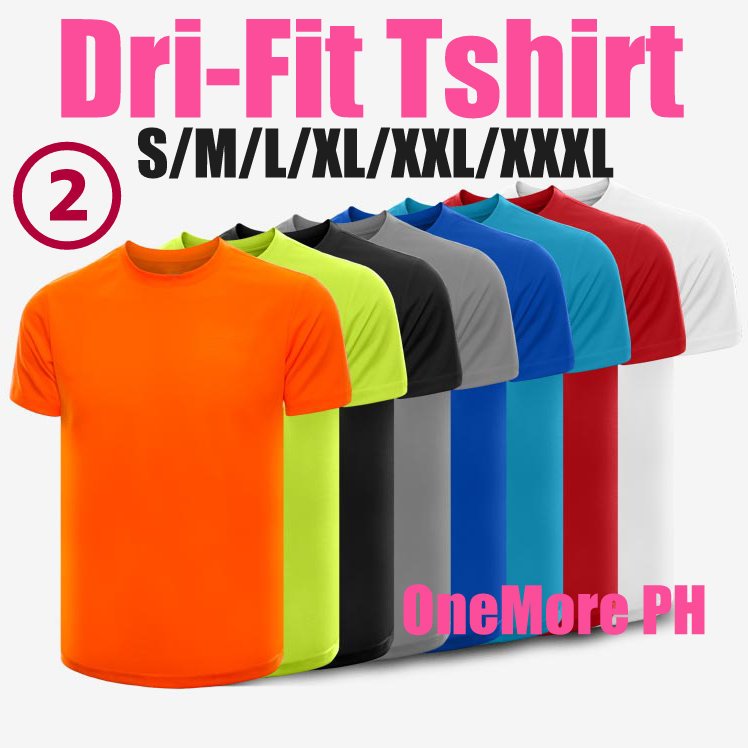 Dri Fit Tshirt Quick Dry Climalite Breathable Plain Tshirts Training Tops Drifit Jersey Shopee Philippines