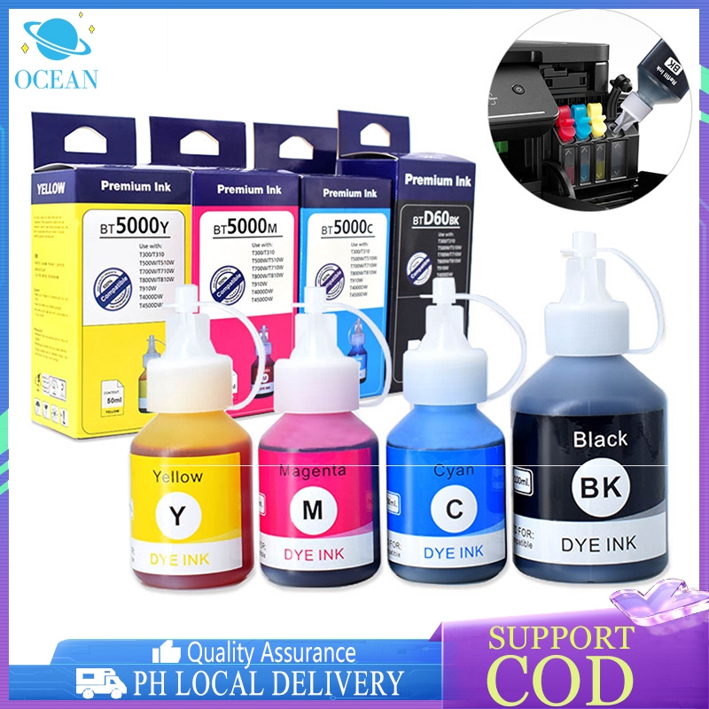 ORIGINAL Brother BTD60BK BT5000 CYAN MAGENTA YELLOW Ink Set BTD60 T310 T510W T710W T810W T910dw I2407365038 - View #5