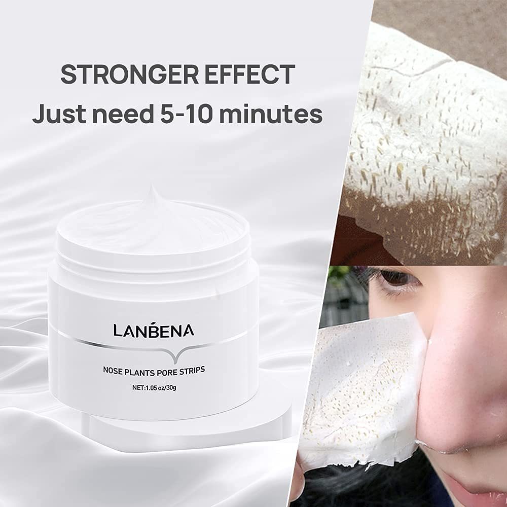 KK LANBENA Nose Plants Pore Strips Nose Mask Nose Strip for Blackheads ...