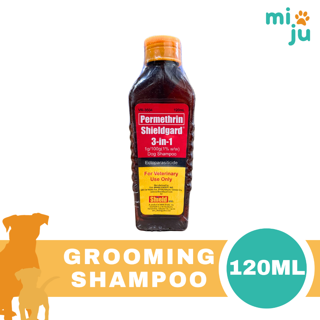 Permethrin Shieldgard 3 in 1 Dog Shampoo 120ml Shopee Philippines