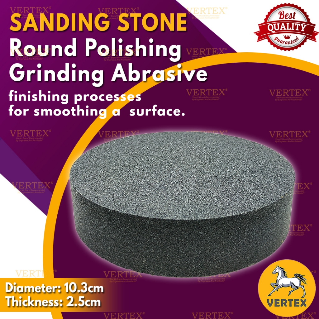 VERTEX Sanding Stone Round Polishing Grinding Abrasive Shopee Philippines
