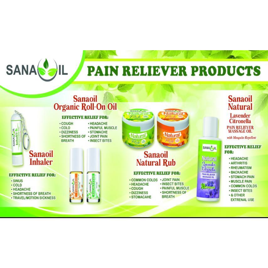 Sana Oil Aromatherapy Roll On blend 5g Turmeric and Eucalyptus Organic ...